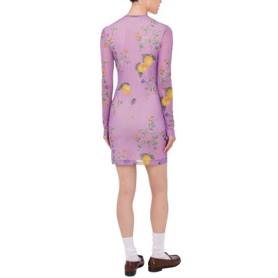 THE PRINTED MESH DRESS
